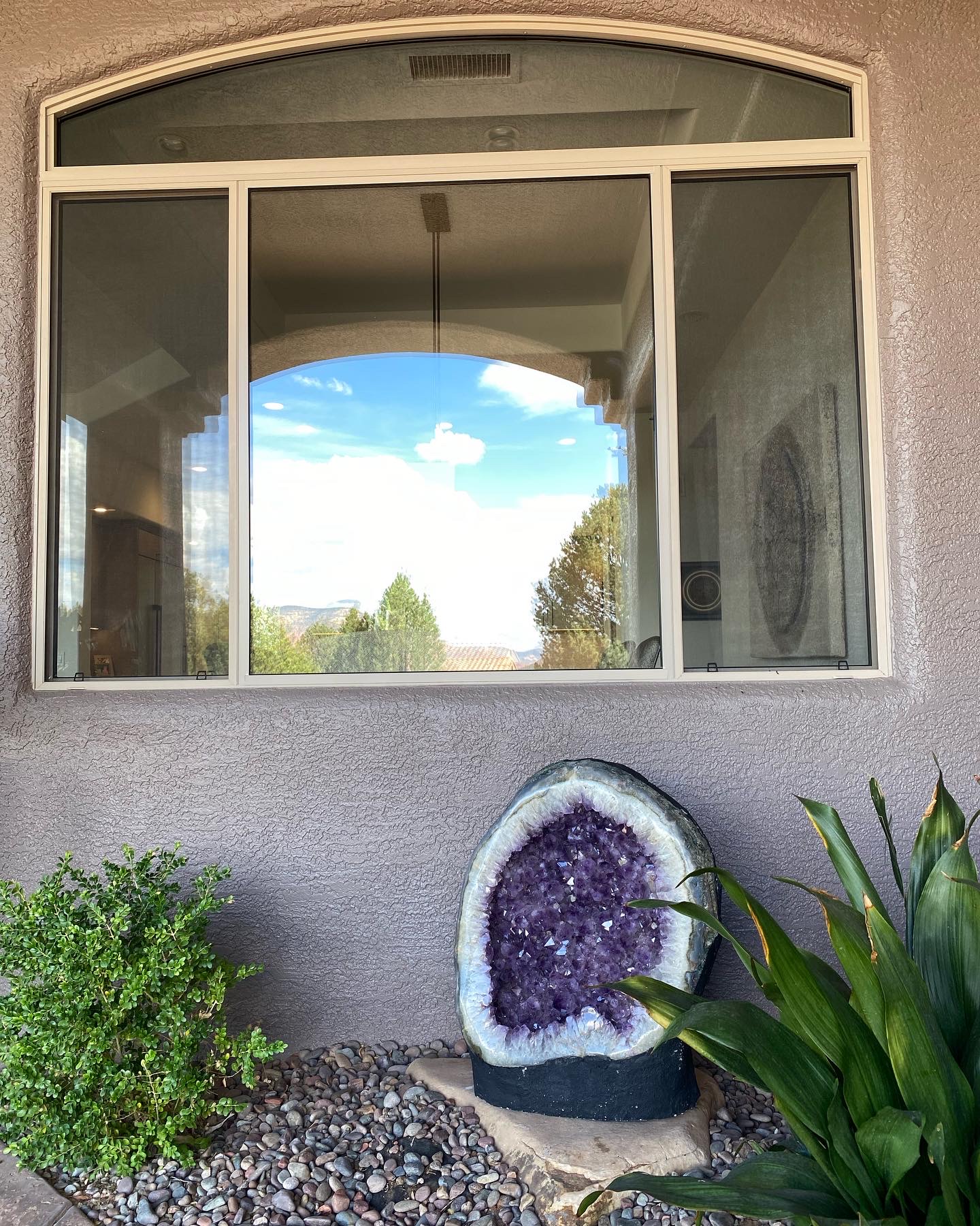 Amethyst crystal detail